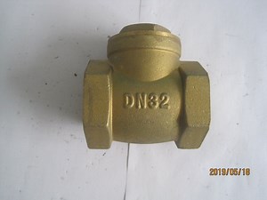 [Hot Item] Dn32 Swing Type Brass Check Valve with Bsp Thread