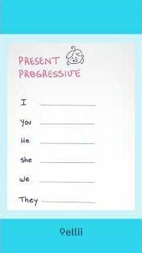 Present Progressive Forms