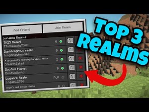 JOIN MY TOP 3 FREE BEST MINECRAFT REALMS 2021! (PS4, XBOX, PC, MCPE) [CODE IN VIDEO]
