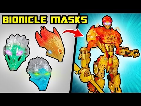 Using EVERY G2 UNITER MASK To Build BIONCLE MOCs