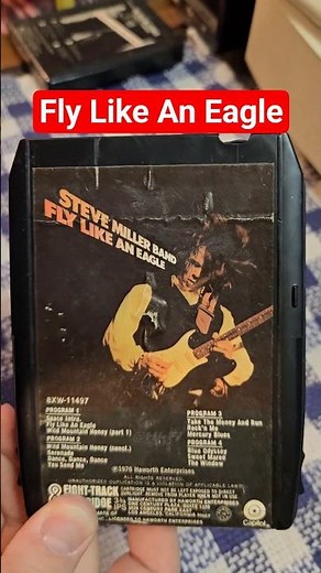 Steve Miller Band Fly Like An Eagle 8 track repair #8track #repair #vintage #stevemillerband #70s