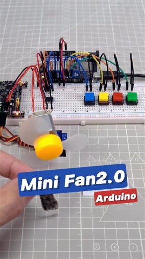 SunFounder Maker Education on Instagram: "Servo Oscillation + Fan Speed = Cool Arduino Project 😎#Arduino #DIYFan #ServoMotor #TA6586 #MotorControl #OscillatingFan #STEMProject #ElectronicsDIY #ArduinoProject #MakerMovement"