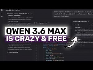 Qwen 3.6 Max (FULLY FREE): Qwen JUST ENDED Opus 4.7? This MODEL is ACTUALLY INSANE!