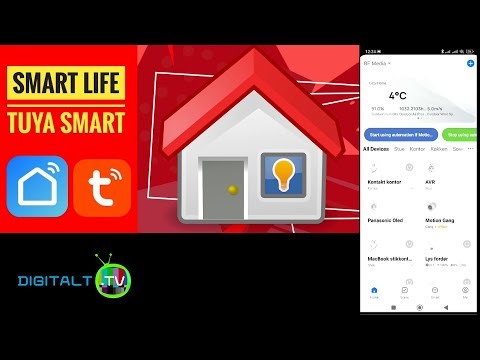 Introduktion til Tuya / Smart Life app - Dansk / Danish