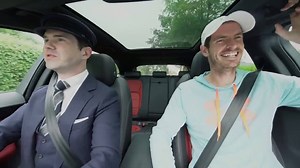 It's not everyday you see Andy Murray laugh on the way to Wimbledon, whilst being chauffeured by Jimmy Carr in the all-new F-PACE. | Lookers
