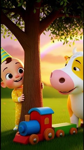 Kids Cartoon | Peekaboo with Kid & Ox 👀