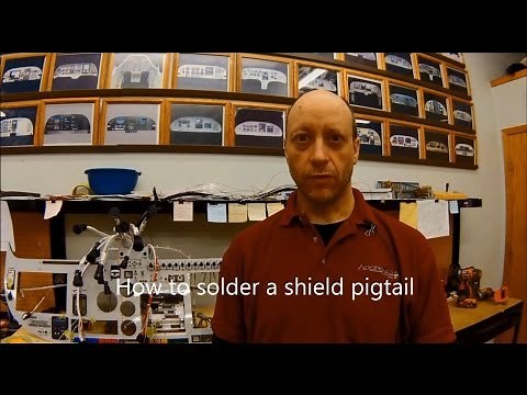 Aerotronics "Solder a shielded wire"