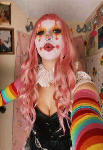 I never said that I was sad 🤡 #halloween #clowngirl #clownmakeup #fyp #rage