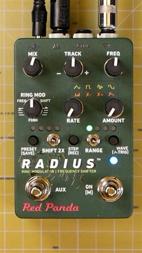 The Red Panda Radius ring mod’s push-to-tune feature tunes it to the note you play 🎛️ This week, the Radius makes its rounds as we line up more sonic snippets 🚀 | Red Panda