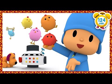🐤 Learn Colors With Colourful Chicks [124 min] | Full Episodes | VIDEOS, CARTOONS and GAMES for KIDS