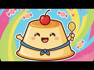 Cute Cartoon Pudding Animation