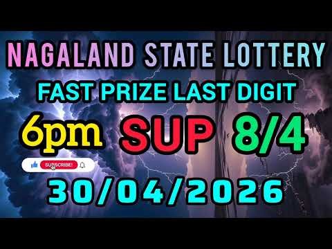 First Prize Last Digit 30/04/2026 Nagaland State Lottery Target Number
