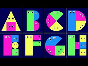 ABC Song for Kids | Learn A–Z with Simple Shapes in a Fun Visual Alphabet