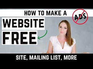 How to Make a Free Website No Banner Ads