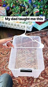 23M views · 148K reactions | I use a clothes hanger to store and organize Christmas lights #christmaslights #storage #garageorganization #clotheshanger | Liz & Jeff | Facebook