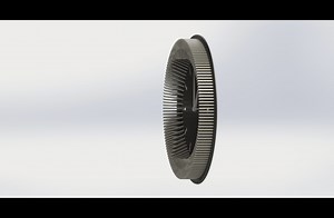 Circular Parametric Wall Clock