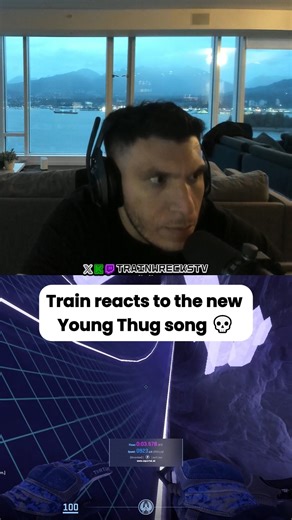 ohnepixelclips | Train reacts to the new Young Thug song “Ninja” 💀 #trainwrecks #trainwreckstv #youngthug #reaction #music | Instagram