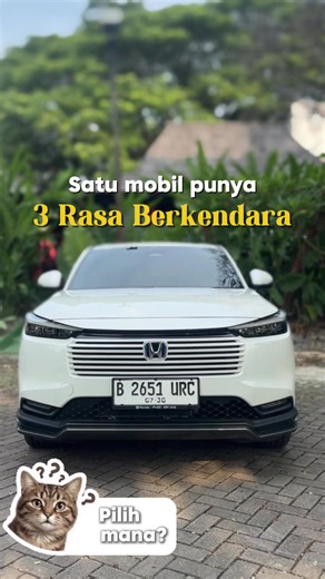 Mood hari ini beda-beda, mobilnya? tinggal ganti mode 😎⚡ Satu mobil, tiga rasa. HR-V Hybrid ngerti kebutuhan kamu. Honda The Power of Dreams #Honda #HondaOutsideJava #HondaHRVeHEV