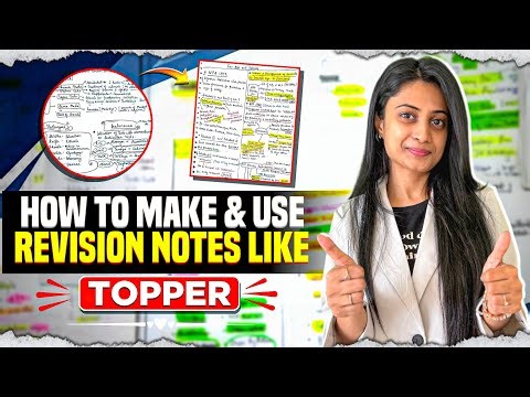 Make Notes that You Can Rely on During Exams😎| Revise Faster, Study Better 📚