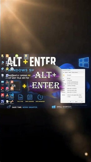 012🚀 Alt + Enter Windows Shortcut Key | Open File Properties Instantly! 💻⚡