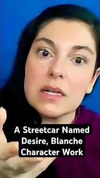 A Streetcar Named Desire, Blanche Character Work #actress #character #streetcar #commentary #shorts