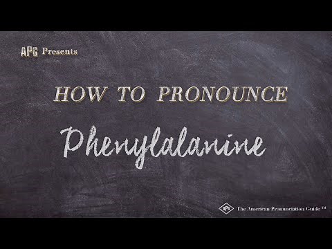 How to Pronounce Phenylalanine (Real Life Examples!)