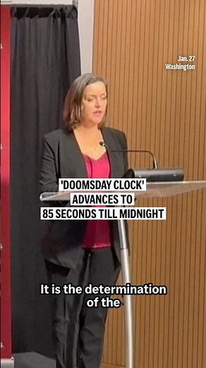 'Doomsday Clock' advances to 85 seconds till midnight