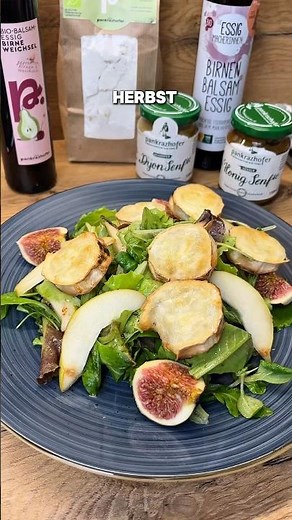 Herbstlicher Salat mit Feige und Ziegenkäse | Anzeige