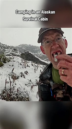 Camping in an Alaskan Survival Cabin #outdoors #cook #outdoorcooking #survival #alaska #bushcraft #cooking #camping #camp #outdoor #survivalskills #survive