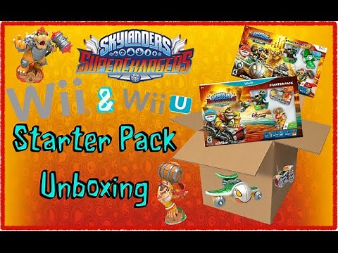 Skylanders: Superchargers: Wii U & Wii Starter Packs Unboxing