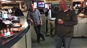 47 reactions | Par-tay in the news room!  Our Director Rob Kemp also shares May 24th as a Birthday! He's my Birthday Brother!  | Alicia Smith | Facebook