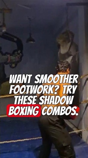 Do These Shadow Boxing Combos to Fix Your Footwork #boxing #boxingtraining #shorts