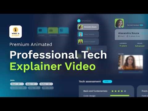 Amazing Explainer Video Animation for Developer Talent Marketplace | Motion Graphics