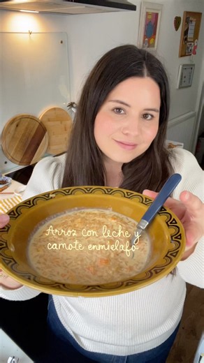 This is inspired by two flavours from Mexico: arroz con leche and camote enmielado.