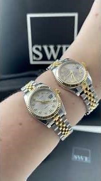 Rolex Lady Datejust Steel Yellow Gold Silver Dial Watches Review | SwissWatchExpo
