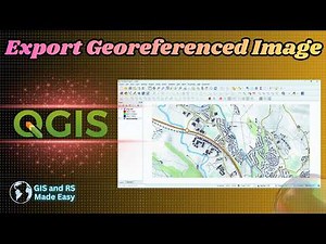 How to save QGIS layers to a GeoTiff image | Export Map to Image in QGIS (Quick Tutorial)