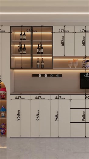 ✨ Ultra-Detailed Luxury Sideboard Dimensions – Save This for Later! | Decoration Courses