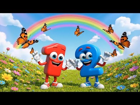 “1 to 20 Animated Numbers Song | Fun Counting Rhyme for Kids | 3D Cartoon Learning Video”---