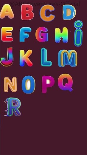 ABC Letters in Big Bold Style | Fun Learning Animation