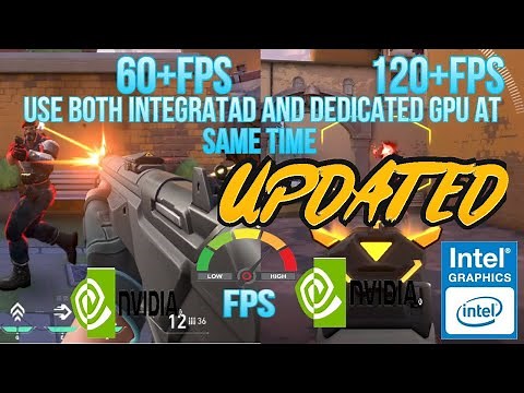 🚀Use Both Integrated & Dedicated Graphics at same time for Dual monitor & Performance (updated)4k
