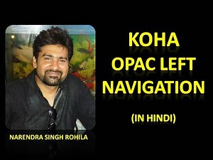 Koha OPAC Left Navigation Customization