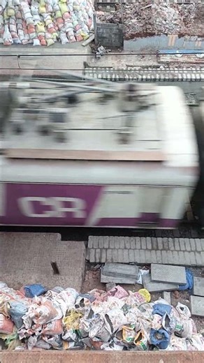 Beautiful view of fast local train!!#speed#indianrailways