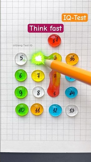 Quick IQ Test – 1 to 17!#logicpuzzle#brainteaser #spotmistake #mindchallenge #IQTest#funny #games