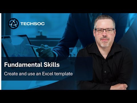 Create and use an Excel template
