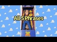 All 5 Phrases for the Toy Story and Beyond Old Disney Store Woody Normal Pitched Voice