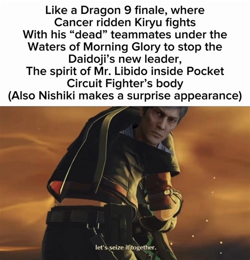 Even after all the rubber explosions, bullets and swords, we are the Like a Dragon 9 #fyp #jrpg #likeadragon #yakuzagame #kiryu