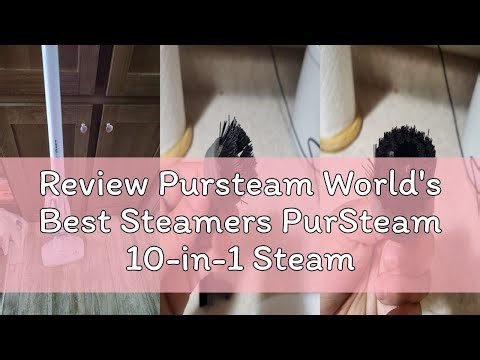 Review Pursteam World's Best Steamers PurSteam 10-in-1 Steam Mop, Floor Steamer with Detachable Hand