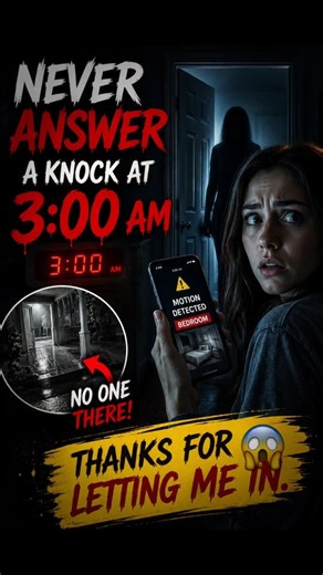 ⚠️ Never Answer a Knock at 3:00 AM | True Horror Story 😱