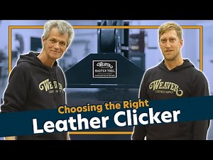 Manual Clicker Press Machine Demo: Cutting Leather Fast with Dies & Tools