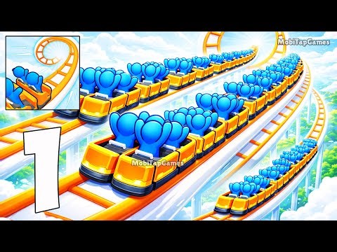 Runner Coaster – Full Gameplay Walkthrough – Roller Coaster Ride Challenges (iOS, Android)